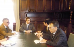 14 December 2012 The National Assembly Speaker and the Ambassador of the Republic of Korea to the Republic of Serbia